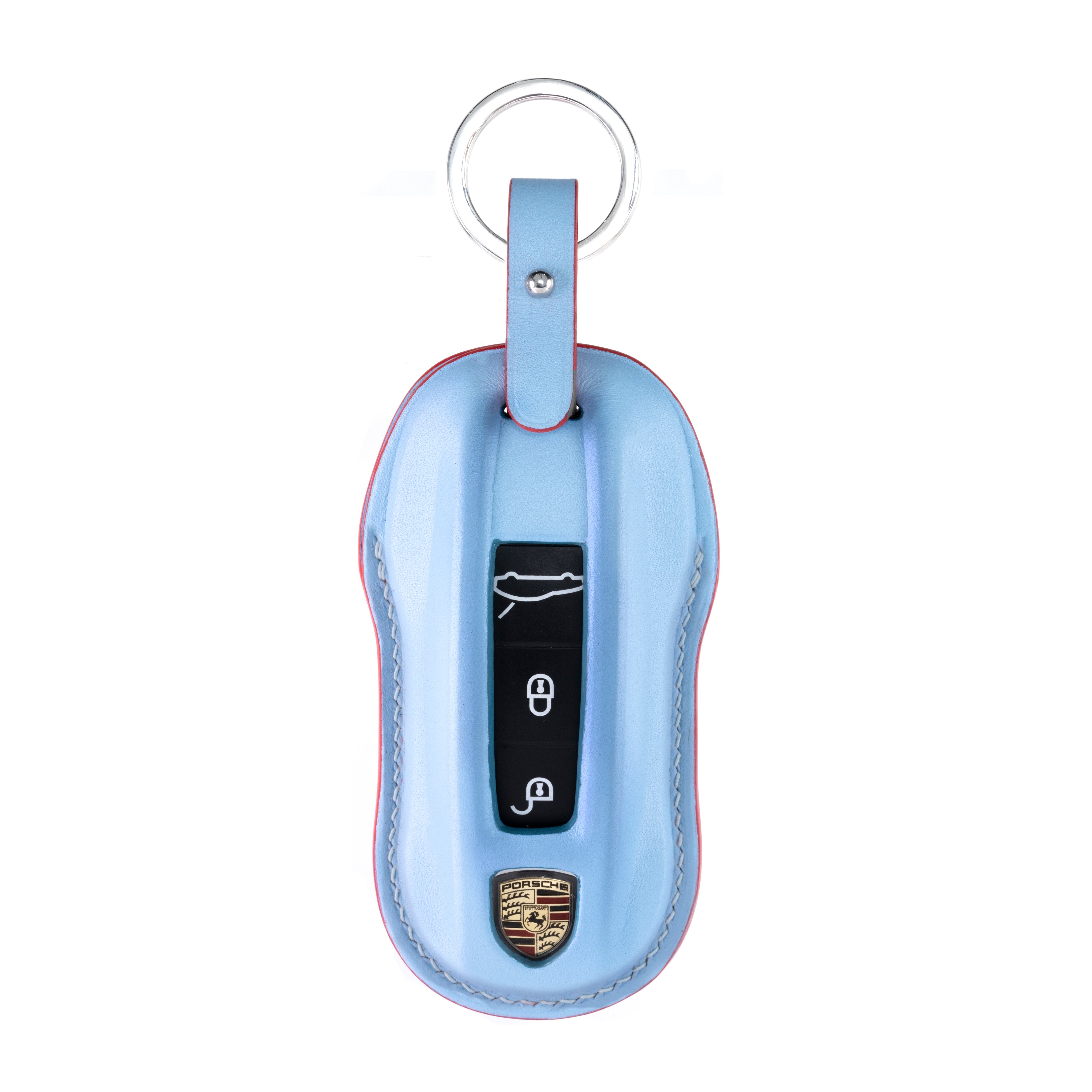 Porsche New Key Fob Cover in Baby Blue Nappa – Solitaire Official