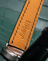 Bespoke Watch Strap in Black Crocodile