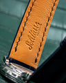 Bespoke Watch Strap in Navy Blue Crocodile