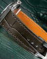 Bespoke Watch Strap in Taupe Crocodile