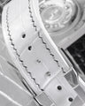 Bespoke Watch Strap in White Crocodile