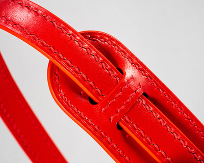 Bespoke Clutch Bag Strap in Red Nappa