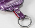 Bespoke Key Fob Cover in Purple Crocodile