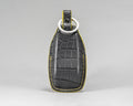 Bespoke Key Fob Cover in Grey Crocodile