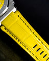 Bespoke Watch Strap in Yellow Crocodile