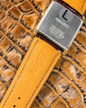 Bespoke Watch Strap in Reddish Brown Crocodile