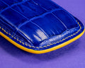 Bespoke Key Fob Cover in Electric Blue Crocodile