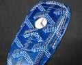 Bespoke Key Fob Cover in Blue Goyard