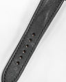 Solitaire Universal Straps in Black Carbon Pueblo for Omega Swatch