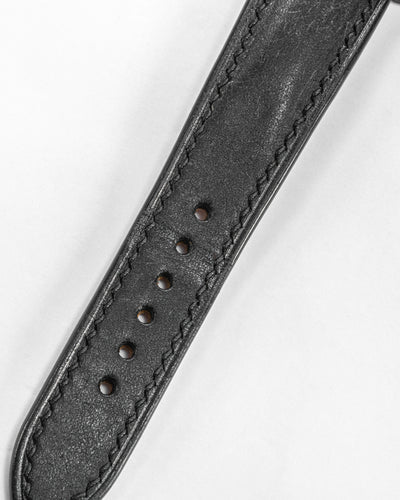 Solitaire Universal Straps in Black Carbon Pueblo for Omega Swatch