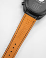 Solitaire Universal Straps in Black Carbon Pueblo for Omega Swatch