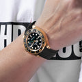 Solitaire Rubber straps in Classic Black for Rolex GMT-Master 116718LN