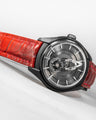 Bespoke Watch Strap in Red Himalayan Crocodile