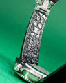 Bespoke Watch Strap in Ombre Green Crocodile