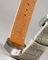 Bespoke Watch Strap in Greige Himalayan Crocodile