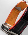 Bespoke Watch Strap in Black Crocodile