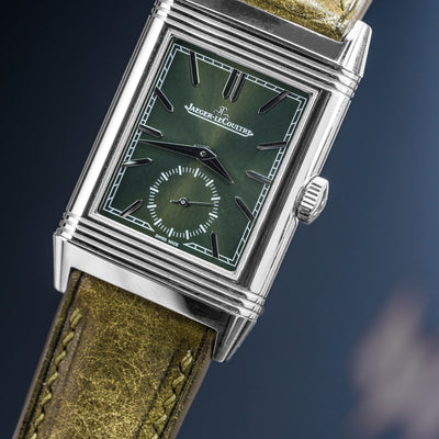 Solitaire Universal Straps in Rainforest Pueblo for JLC Reverso