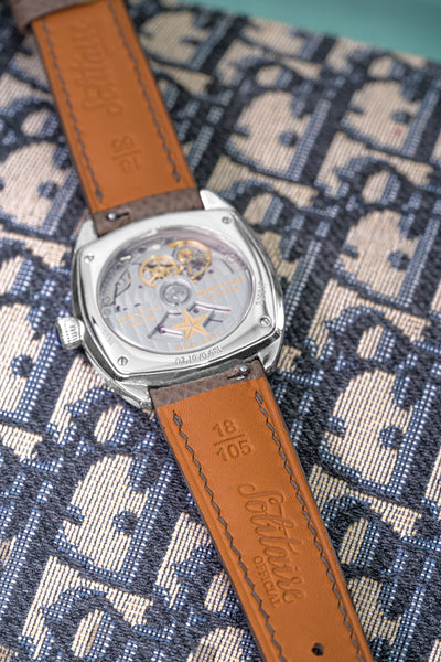 Solitaire Universal Straps in Sandstorm Epsom for Zenith