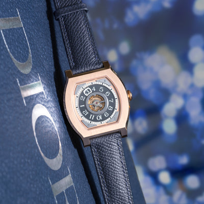 Solitaire Universal Straps in Midnight Storm Epsom for F.P. Journe Vagabondage