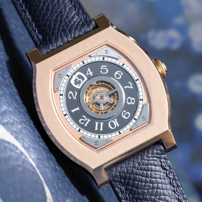 Solitaire Universal Straps in Midnight Storm Epsom for F.P. Journe Vagabondage