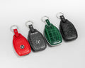 Bespoke Key Fob Covers in Crocodile and Nappa