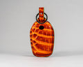 Bespoke Key Fob Cover in Flaming Orange Alligator