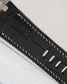 Bespoke Watch Strap in Black Crocodile