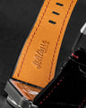 Bespoke Watch Strap in Black Crocodile