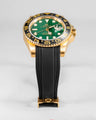 Solitaire Rubber straps in Classic Black for Rolex GMT-Master 116718LN