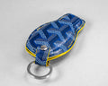 Bespoke Key Fob Cover in Blue Goyard