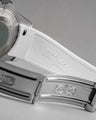 Solitaire Rubber straps in Snowy White for Rolex Yacht-Master 116622