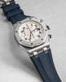 Solitaire Rubber straps in Buckingham Navy for Audemars Piguet 42MM