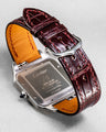 Bespoke Watch Strap in Reddish Brown Crocodile