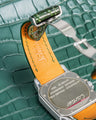 Bespoke Watch Strap in New Juniper Green Alligator