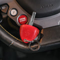 Bespoke Key Fob Cover in Red Nappa