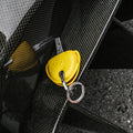 Bespoke Key Fob Cover in Yellow Nappa