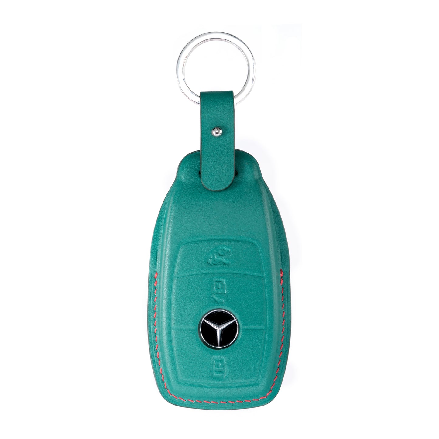 Mercedes E Class Key Fob Cover in Green Nappa