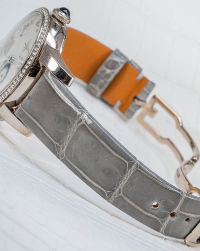 Bespoke Watch Strap in Elephant Grey Crocodile