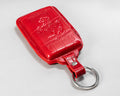 Bespoke Key Fob Cover in Red Crocodile