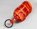 Bespoke Key Fob in Flaming Orange Alligator