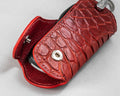 Bespoke Key Wrap in Red Himalayan Crocodile