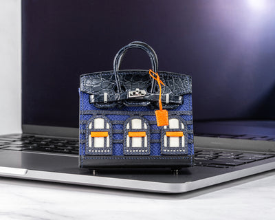 Royale Blue Luxe Mini Bag Charm