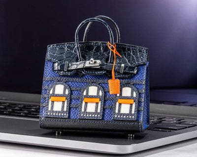 Royale Blue Luxe Mini Bag Charm