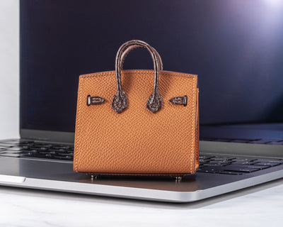 Espresso Luxe Mini Bag Charm