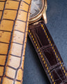 Bespoke Watch Strap in Dark Brown Crocodile