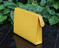 Bespoke Clutch Bag in Yellow Chèvre