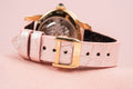 Bespoke Watch Strap in Baby Pink Crocodile