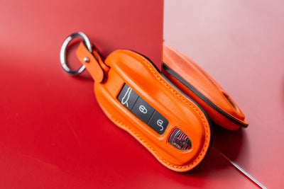 Bespoke Key Fob Covers in Nappa Leathers