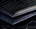 Bespoke Bifold Wallet in Black Crocodile