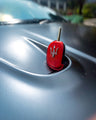 Bespoke Key Fob Cover in Ferrari Red Crocodile